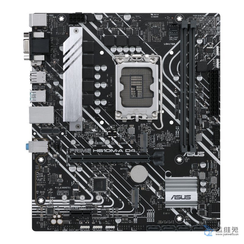 华硕PRIME H610M-A D4主板详细参数，低配家用或轻度办公首选